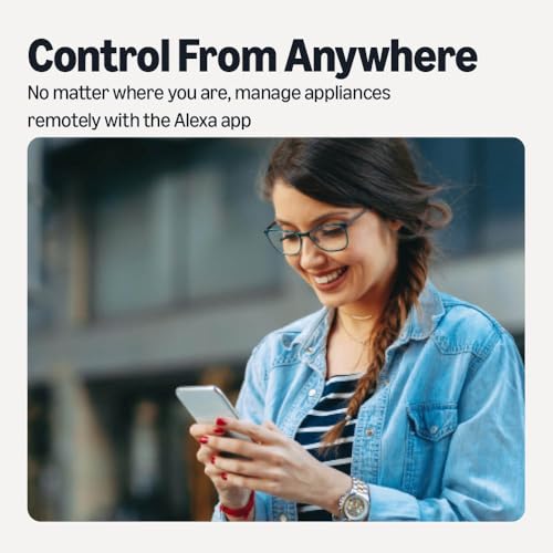 Amazon Basics Dual Smart Plug with Motion Sensor and Night Light, Works with Alexa Only, Control from Anywhere, Automatic Control, 2.4 GHz Wi-Fi,...