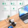 Black Extension Cord, Surge Protector Power Strip, Long Power Strip with 9 Outlets 4 USB Ports, Extension Cord with Multiple Outlets, USB Power... Black Extension Cord, Surge Protector Power Strip, Long Power Strip with 9 Outlets 4 USB Ports, Extension Cord with Multiple Outlets, USB Power...
