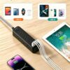 Black Extension Cord, Surge Protector Power Strip, Long Power Strip with 9 Outlets 4 USB Ports, Extension Cord with Multiple Outlets, USB Power... Black Extension Cord, Surge Protector Power Strip, Long Power Strip with 9 Outlets 4 USB Ports, Extension Cord with Multiple Outlets, USB Power...