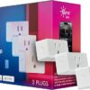 Cync Indoor Smart Plug, WiFi Outlet Socket, Voice Control Outlet, Matter Compatible, Compatible with Alexa and Google Home (3 Pack) Cync Indoor Smart Plug, WiFi Outlet Socket, Voice Control Outlet, Matter Compatible, Compatible with Alexa and Google Home (3 Pack)