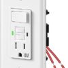 DEWENWILS 15A GFCI Switch Outlet Combo, Tamper-Resistant GFCI Electrical Outlet, 15 Amp GFCI Outlet, Weather Resistant Ground Fault Circuit... DEWENWILS 15A GFCI Switch Outlet Combo, Tamper-Resistant GFCI Electrical Outlet, 15 Amp GFCI Outlet, Weather Resistant Ground Fault Circuit...