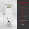 ENERLITES Switch and Outlet Combo, Combination Decorator Paddle Switch 15A/120VAC with Tamper-Resistant Receptacle Outlet 15A/125VAC,... ENERLITES Switch and Outlet Combo, Combination Decorator Paddle Switch 15A/120VAC with Tamper-Resistant Receptacle Outlet 15A/125VAC,...