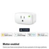 Eve Energy (Matter) - Smart Plug, App and Voice Control, 100% Privacy, Matter Over Thread, Works with Apple Home, Alexa, Google Home, SmartThings Eve Energy (Matter) - Smart Plug, App and Voice Control, 100% Privacy, Matter Over Thread, Works with Apple Home, Alexa, Google Home, SmartThings
