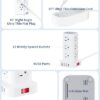 Extension Cord with Multiple Outlets, SMALLRT Flat Plug Surge Protector Power Strip Tower with USB 12 AC Outlets, 6.5FT Ultra Thin Extension Cord... Extension Cord with Multiple Outlets, SMALLRT Flat Plug Surge Protector Power Strip Tower with USB 12 AC Outlets, 6.5FT Ultra Thin Extension Cord...