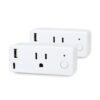 Feit Electric Smart Plug, Works with Alexa and Google Home, No hub Required, 2.4 GHz Network Only, Remote Control from Anywhere 15 Amp, Indoor...