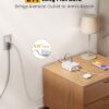 Flat Plug Surge Protector Power Strip, 6ft Ultra Thin Extension Cord with 4 USB (2 USB C Port), 8 Outlets Desk Charging Station, Wall Mountable... Flat Plug Surge Protector Power Strip, 6ft Ultra Thin Extension Cord with 4 USB (2 USB C Port), 8 Outlets Desk Charging Station, Wall Mountable...