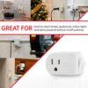 GE Grounded On/Off Power Switch, Plug-In, White, Energy Efficient, Space Saving Design, UL Listed, 15A, 120VAC, 1800W, 25511 GE Grounded On/Off Power Switch, Plug-In, White, Energy Efficient, Space Saving Design, UL Listed, 15A, 120VAC, 1800W, 25511