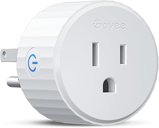 Govee Smart Plug, WiFi Outlet Compatible with Alexa and Google Assistant, Mini Smart Home Plugs with Timer Fuction & Group Controller, No Hub... Govee Smart Plug, WiFi Outlet Compatible with Alexa and Google Assistant, Mini Smart Home Plugs with Timer Fuction & Group Controller, No Hub...
