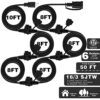 K KASONIC - Outdoor Extension Cord 50 FT, Evenly Spaced 6 Outlets Plugs, 16/3 SJTW Weatherproof Multiple Outlets Wire for Landscaping Light,... K KASONIC - Outdoor Extension Cord 50 FT, Evenly Spaced 6 Outlets Plugs, 16/3 SJTW Weatherproof Multiple Outlets Wire for Landscaping Light,...