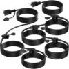 K KASONIC - Outdoor Extension Cord 50 FT, Evenly Spaced 6 Outlets Plugs, 16/3 SJTW Weatherproof Multiple Outlets Wire for Landscaping Light,... K KASONIC - Outdoor Extension Cord 50 FT, Evenly Spaced 6 Outlets Plugs, 16/3 SJTW Weatherproof Multiple Outlets Wire for Landscaping Light,...