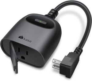 Kasa Outdoor Smart Plug, Smart Home Wi-Fi Outlet Timer, Max Load 15A/1875W, IP64 Weather Resistance, Compatible with Alexa, Google Home &... Kasa Outdoor Smart Plug, Smart Home Wi-Fi Outlet Timer, Max Load 15A/1875W, IP64 Weather Resistance, Compatible with Alexa, Google Home &...