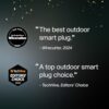 Kasa Outdoor Smart Plug, Smart Home Wi-Fi Outlet with 2 Sockets, IP64 Weather Resistance, Compatible with Alexa, Google Home & IFTTT, No Hub...