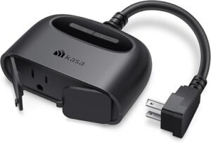 Kasa Outdoor Smart Plug, Smart Home Wi-Fi Outlet with 2 Sockets, IP64 Weather Resistance, Compatible with Alexa, Google Home & IFTTT, No Hub... Kasa Outdoor Smart Plug, Smart Home Wi-Fi Outlet with 2 Sockets, IP64 Weather Resistance, Compatible with Alexa, Google Home & IFTTT, No Hub...