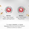 Kasa Smart Plug Mini with Energy Monitoring, Smart Home Wi-Fi Outlet Works with Alexa, Google Home, Wi-Fi Simple Setup, No Hub Required (KP115), White