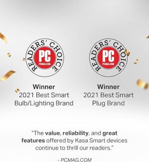 Kasa Smart Plug Mini with Energy Monitoring, Smart Home Wi-Fi Outlet Works with Alexa, Google Home, Wi-Fi Simple Setup, No Hub Required (KP115), White Kasa Smart Plug Mini with Energy Monitoring, Smart Home Wi-Fi Outlet Works with Alexa, Google Home, Wi-Fi Simple Setup, No Hub Required (KP115), White