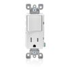 Leviton Decora Combination Switch and Tamper-Resistant Receptacle, T5625-W, White Leviton Decora Combination Switch and Tamper-Resistant Receptacle, T5625-W, White