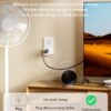 meross Matter Smart Plug Mini, FFS Easy Setup, 100% Privacy Smart Outlet, Compact Size, Support Apple Home, Alexa, Google Home with Schedule and...