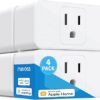 Meross Smart Plug Mini Support Apple HomeKit, Siri, Alexa, App Control, Timer, 15A & Reliable WiFi Outlet, No Hub Needed, 2.4G WiFi Only, 4 Pack Meross Smart Plug Mini Support Apple HomeKit, Siri, Alexa, App Control, Timer, 15A & Reliable WiFi Outlet, No Hub Needed, 2.4G WiFi Only, 4 Pack