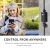Minoston Matter Outdoor Smart Plug WiFi Heavy Duty Plug-in Outlet IP65 Waterproof, Compatible with Alexa Apple Home SmartThings Google Home, Smart... Minoston Matter Outdoor Smart Plug WiFi Heavy Duty Plug-in Outlet IP65 Waterproof, Compatible with Alexa Apple Home SmartThings Google Home, Smart...