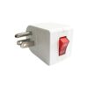 oviitech 3 Pack Grounded Outlet Wall Tap Adapter with On/Off Power Switch,Single Outlet with Switch in White oviitech 3 Pack Grounded Outlet Wall Tap Adapter with On/Off Power Switch,Single Outlet with Switch in White