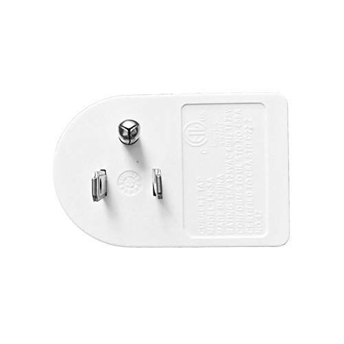 oviitech 3 Pack Grounded Outlet Wall Tap Adapter with On/Off Power Switch,Single Outlet with Switch in White oviitech 3 Pack Grounded Outlet Wall Tap Adapter with On/Off Power Switch,Single Outlet with Switch in White