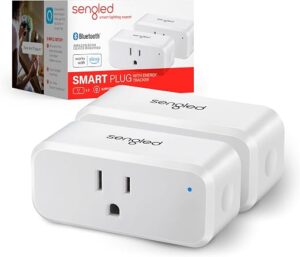 Sengled Smart Plug, S1 Auto Pairing with Alexa Devices, Energy Monitoring, Smart Outlet Remote Control, 15A Smart Socket, 1800W, Timer & Schedule,... Sengled Smart Plug, S1 Auto Pairing with Alexa Devices, Energy Monitoring, Smart Outlet Remote Control, 15A Smart Socket, 1800W, Timer & Schedule,...