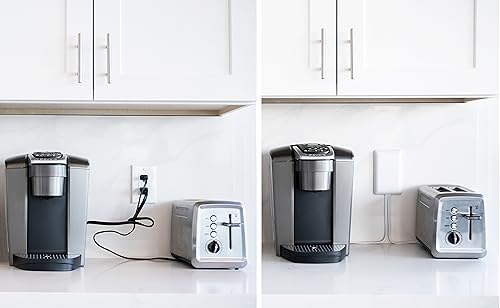 Sleek Socket Original & Patented Ultra-Thin Outlet Concealer with Cord Concealer Kit, Flat Extension Cord with Multi Outlets Power Strip, Ideal for... Sleek Socket Original & Patented Ultra-Thin Outlet Concealer with Cord Concealer Kit, Flat Extension Cord with Multi Outlets Power Strip, Ideal for...