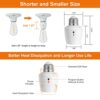 SURAIELEC Remote Control Light Bulb Socket, Wall Mount Switch, E26 E27 Lamp Socket, No Wiring, 100FT Range, Wireless Light Switch for Lamps, Pull...