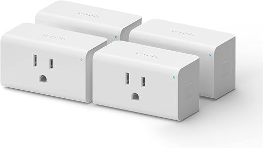 TENDA SP3 (4 Pack) Smart Plug WiFi Outlet Switch, Compatible with Alexa & Google Assistant for Voice Control, Timer & Schedule Function, Compact...
