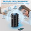 Tower Power Strip Surge Protector with 16 Outlets and 5 USB Ports (2 USB-C), 6FT Extension Cord with Multiple Outlets,Heavy Duty Charging...