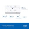TP-Link Tapo Smart Plug Outlet Extender, Surge Protector, 18W Fast Charging, 3 Individual Smart Outlets, 1x USB-C & 2X USB-A, Smart Night Light,... TP-Link Tapo Smart Plug Outlet Extender, Surge Protector, 18W Fast Charging, 3 Individual Smart Outlets, 1x USB-C & 2X USB-A, Smart Night Light,...