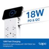 TP-Link Tapo Smart Plug Outlet Extender, Surge Protector, 18W Fast Charging, 3 Individual Smart Outlets, 1x USB-C & 2X USB-A, Smart Night Light,... TP-Link Tapo Smart Plug Outlet Extender, Surge Protector, 18W Fast Charging, 3 Individual Smart Outlets, 1x USB-C & 2X USB-A, Smart Night Light,...