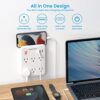 USB Wall Outlet Extender with On Off Switch, Surge Protector Outlet,6 AC Multi-Plug with 3 USB Ports (1 USB C), 490 Joules, Flat Socket Splitter...