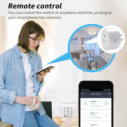 WiFi Smart Plug | Compatible with Alexa & Google Home | WiFi Outlet for Remote Control & Timer and Schedule Function | No Hub Required | Safety... WiFi Smart Plug | Compatible with Alexa & Google Home | WiFi Outlet for Remote Control & Timer and Schedule Function | No Hub Required | Safety...