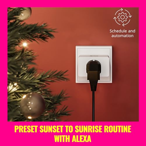 WiZ Smart Plug- Sunset to Sunrise Automation + Motion Detection + Control with Voice or App, Compatible with Alexa, Google Home, and HomeKit - WiFi...