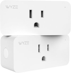 Wyze Plug, 2.4GHz WiFi Smart Plug, Works with Alexa, Google Assistant, IFTTT, No Hub Required, Two-Pack, White Wyze Plug, 2.4GHz WiFi Smart Plug, Works with Alexa, Google Assistant, IFTTT, No Hub Required, Two-Pack, White